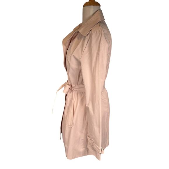 Express Light Blush Belted Trench Coat Size Small light weight New Without Tags - Picture 4 of 11